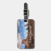 モニュメントバレー ラゲッジタグ (正面縦)