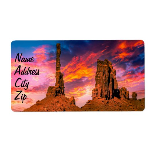 モニュメントバレー ラベル (正面)