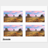 モニュメントバレー 長方形シール (シート)