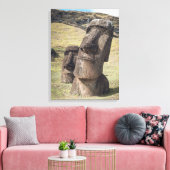 モニュメント |イースター島（チリ） キャンバスプリント (インサイチュ (リビング))