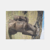 モニュメント |イースター島（チリ） フリースブランケット (正面(横))