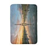 モニュメント |エッフェルタワーの日の出 バスマット (正面縦)