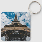 モニュメント |エッフェルタワーを見上げる キーホルダー (裏面)