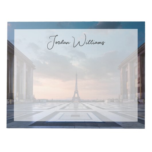 モニュメント |エッフェルタワー ノートパッド (正面)