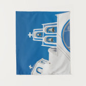 モニュメント |ギリシャのブルードーム教会 タペストリー (正面)