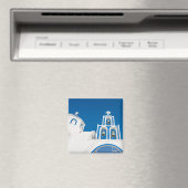 モニュメント |ギリシャのブルードーム教会 マグネット (インサイチュ (食洗機))