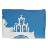 モニュメント |ギリシャのブルードーム教会 枕カバー (裏面)