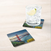 モニュメント |ゴールデンゲートサンフランシスコ スクエアペーパーコースター (インサイチュ)