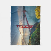 モニュメント |ゴールデンゲートサンフランシスコ フリースブランケット (正面)