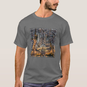 モニュメント サグラダファミリア Tシャツ