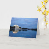 モニュメント | ジェファーソン記念館 カード (黄色い花)