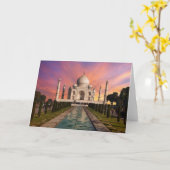 モニュメント |タジカラフルマハルの表示 カード (黄色い花)