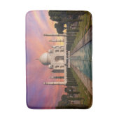 モニュメント |タジカラフルマハルの表示 バスマット (正面縦)