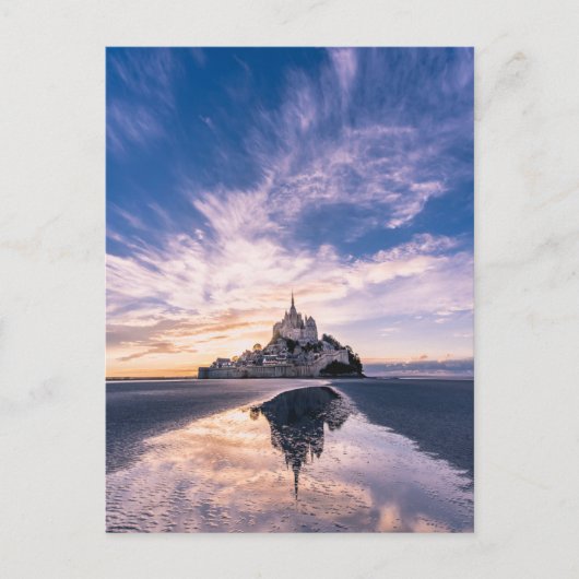 モニュメント ノルマンディ・フランス，モンサンミシェル ポストカード (正面)