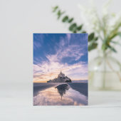 モニュメント ノルマンディ・フランス，モンサンミシェル ポストカード (スタンド正面)