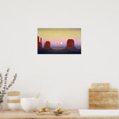 モニュメント・バレー，モニュメントバレー，吉田，ウッドカット ポスター (キッチン)