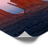 モニュメント・バレー，モニュメントバレー，吉田，ウッドカット ポスター (角)