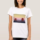 モニュメント・バレー，モニュメントバレー，吉田，ウッドカット Tシャツ (正面)