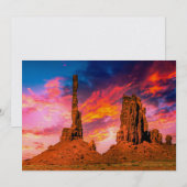 モニュメント・バレー 招待状 (正面/裏面)