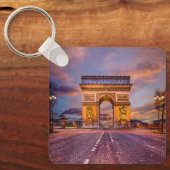 モニュメント パリ・フランス,凱旋門 キーホルダー (正面)