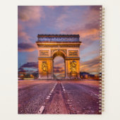 モニュメント パリ・フランス，凱旋門 プランナー手帳 (裏面)