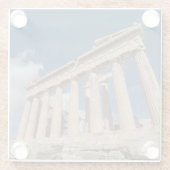 モニュメント |パルテノン神殿（ギリシャ） ガラスコースター (裏面)