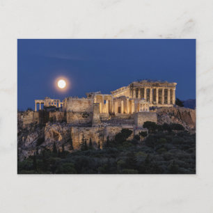 モニュメント  パルテノン神殿，ギリシャ ポストカード