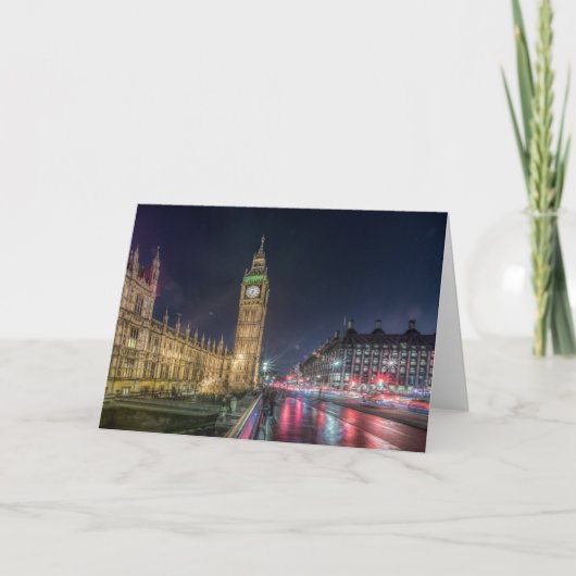 モニュメント |ビッグベンの夜 カード (正面)