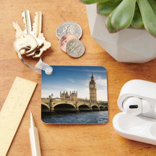 モニュメント |ビッグベン、ロンドン・イングランド キーホルダー (デスク)