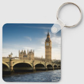 モニュメント |ビッグベン、ロンドン・イングランド キーホルダー (裏面)