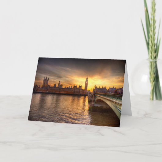 モニュメント |ビッグ・ベン・アンド・ハウス カード (正面)