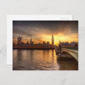 モニュメント |ビッグ・ベン・アンド・ハウス ポストカード (正面/裏面)