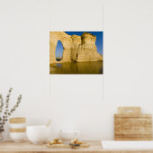 モニュメント・ロックの鍵穴カチョーク ポスター (キッチン)