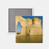 モニュメント・ロックの鍵穴カチョーク マグネット (正面/裏面)