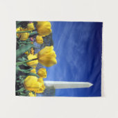 モニュメント |ワシントン記念碑の春 タペストリー (正面(横))