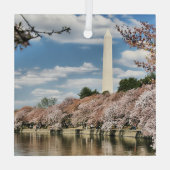 モニュメント |ワシントン記念碑 ガラスオーナメント (裏面)