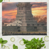 モニュメント 自由の女神| キッチンタオル (折り畳み)