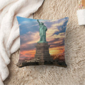 モニュメント 自由の女神| クッション (ブランケット)