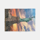 モニュメント 自由の女神| フリースブランケット (正面(横))