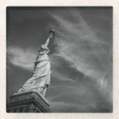 モニュメント |自由マンハッタン像NYC ガラスコースター (正面)