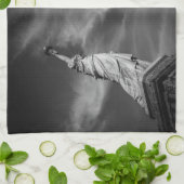 モニュメント |自由マンハッタン像NYC キッチンタオル (折り畳み)