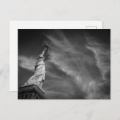 モニュメント |自由マンハッタン像NYC ポストカード (正面/裏面)