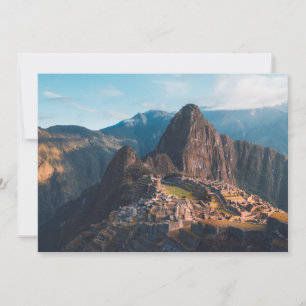 モニュメント Machu Picchu,ペルー サンキューカード