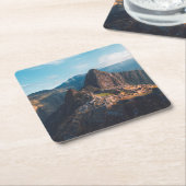 モニュメント | Machu Picchu，ペルー スクエアペーパーコースター (アングル)