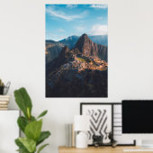 モニュメント | Machu Picchu,ペルー ポスター (ホームオフィス)