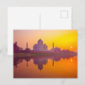 モニュメント | Taj Mahal at Sunset ポストカード (正面/裏面)