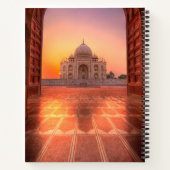 モニュメント | Taj Mahal, India at Sunset ノートブック (裏面)