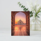 モニュメント | Taj Mahal, India at Sunset ポストカード (スタンド正面)