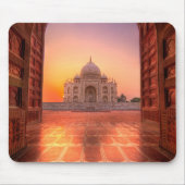 モニュメント | Taj Mahal, India at Sunset マウスパッド (正面)