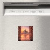 モニュメント | Taj Mahal, India at Sunset マグネット (インサイチュ (食洗機))